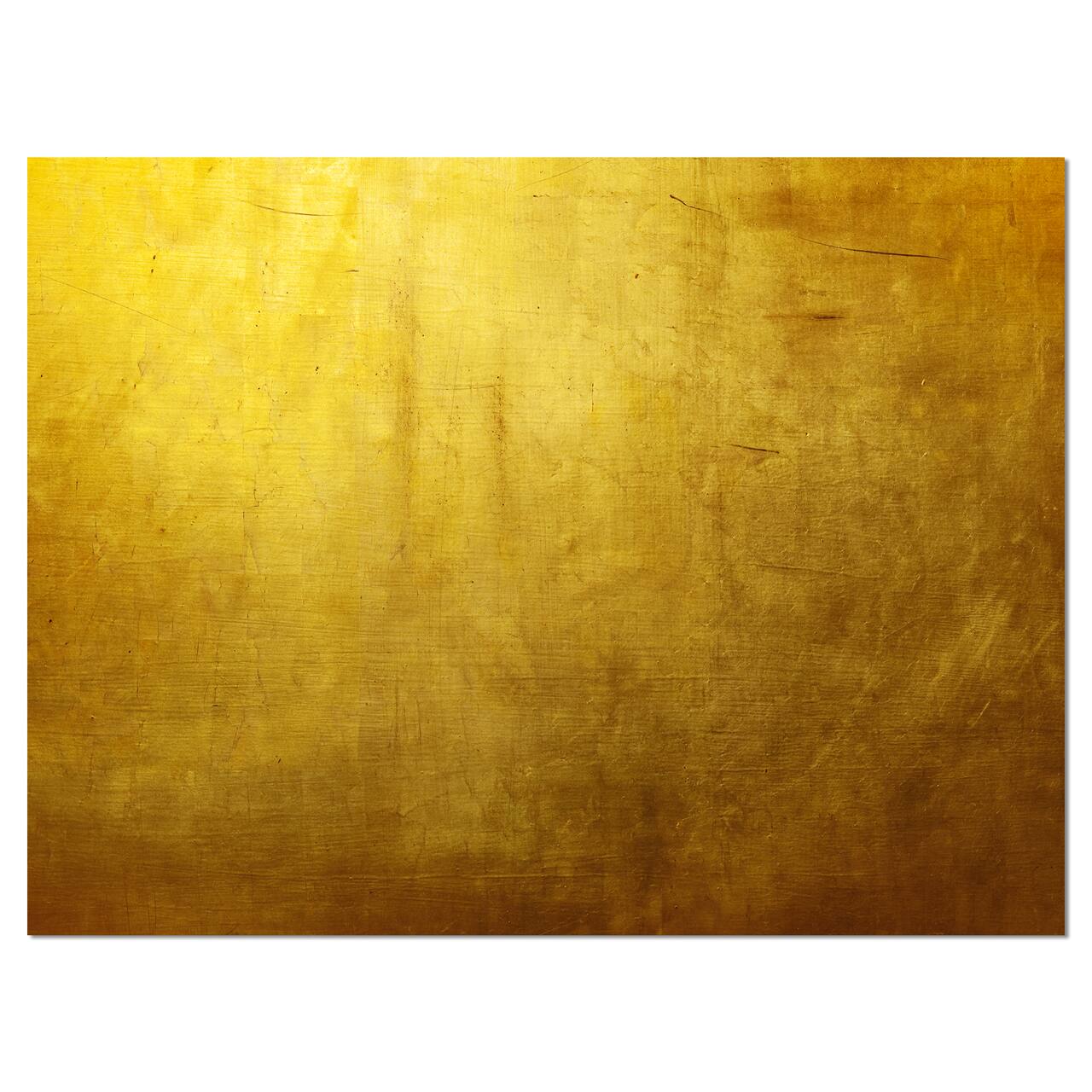 Designart - Gold Texture - Abstract Canvas art print
